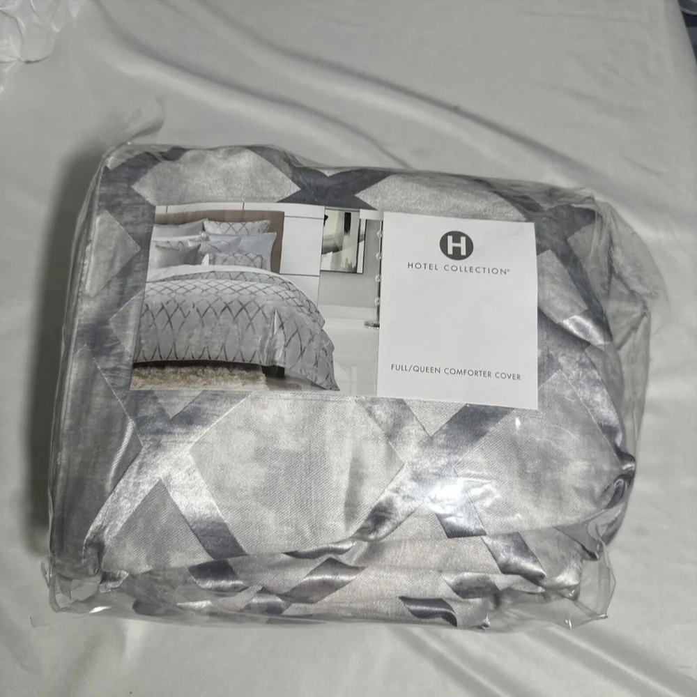 NIB $335 [ Full / Queen ]‎ Duvet Cover for Hotel Collection Dimensional - Picture 8 of 13